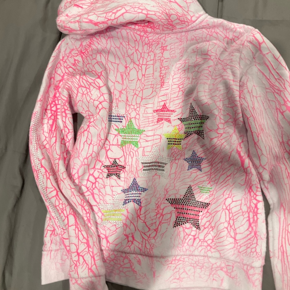 Butter Pink hoodie girls size L (12)